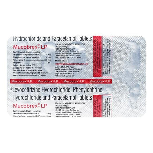 MUCOBREX LP Tablet 10's - Global Surgicals