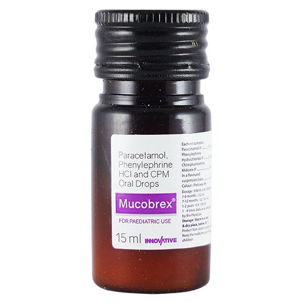 MUCOBREX Oral Drops 15ml - Global Surgicals