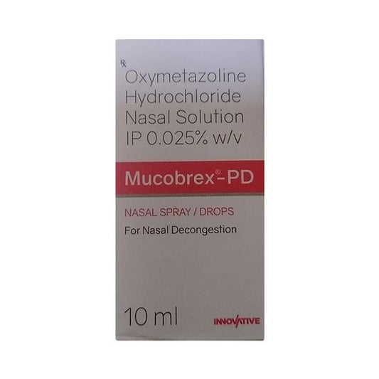 MUCOBREX PD Nasal Spray/ Drops 10ml - Global Surgicals