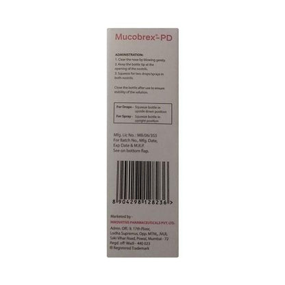 MUCOBREX PD Nasal Spray/ Drops 10ml - Global Surgicals