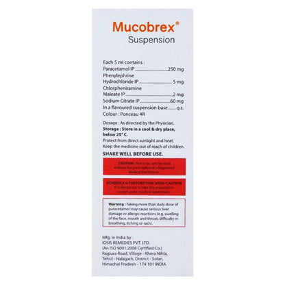 MUCOBREX Suspension 60ml - Global Surgicals