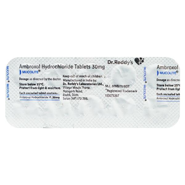 Mucolite Tablet 10'S - Global Surgicals