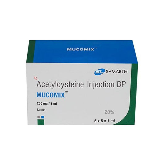 Mucomix 200mg Injection 1ml - Global Surgicals
