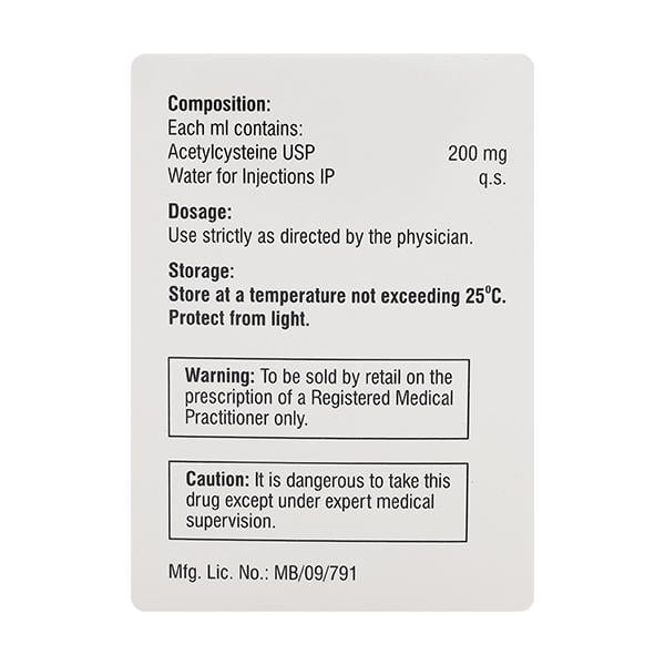 Mucomix 400mg Injection 2ml - Global Surgicals