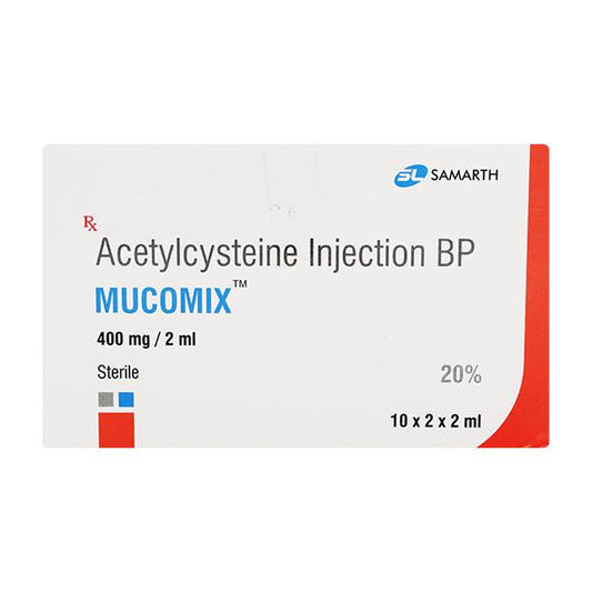 Mucomix 400mg Injection 2ml - Global Surgicals
