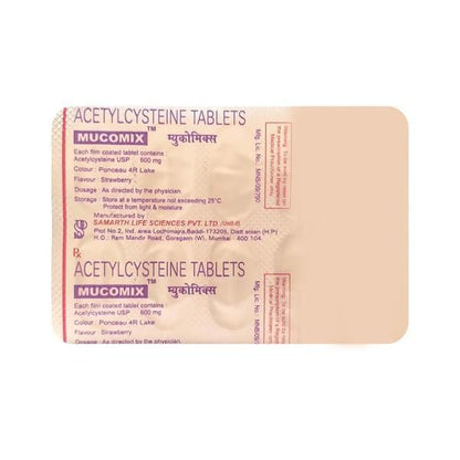 Mucomix 600mg Tablet 10'S - Global Surgicals