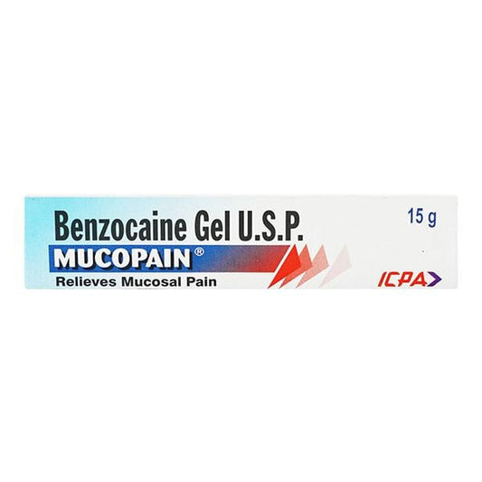 Mucopain Gel 15gm - Global Surgicals