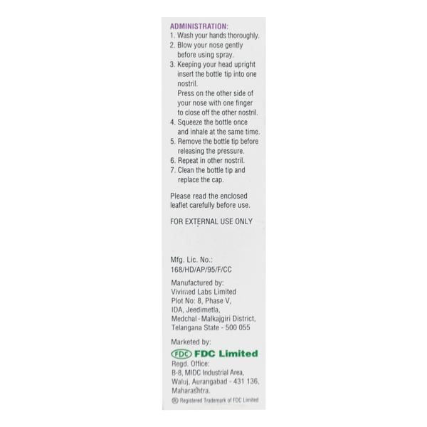 Mucoris Adult Nasal Spray 10ml - Global Surgicals