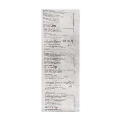 Mucotab ET Sugar Free Orange Flavour Tablet 10'S - Global Surgicals