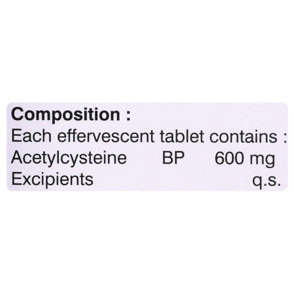 MUCOTIL Effervescent Tablet 10's - Global Surgicals