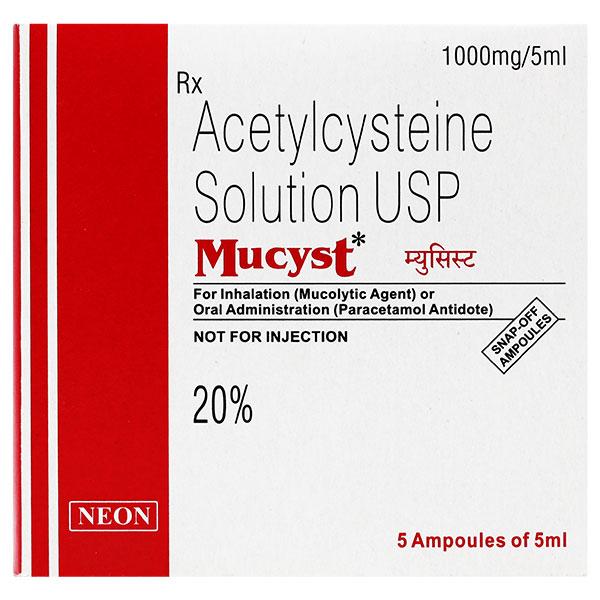 MUCYST 20% Solution 5ml - Global Surgicals