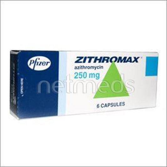 Zithromax 250mg Capsule 6'S