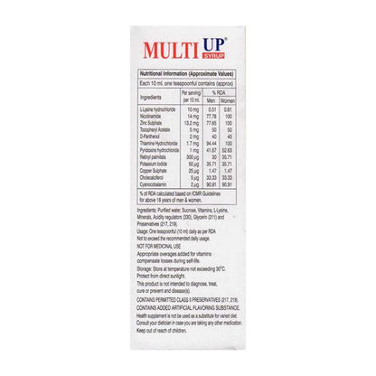 MULTI UP MANGO FLAVOUR Syrup 200ml - Global Surgicals