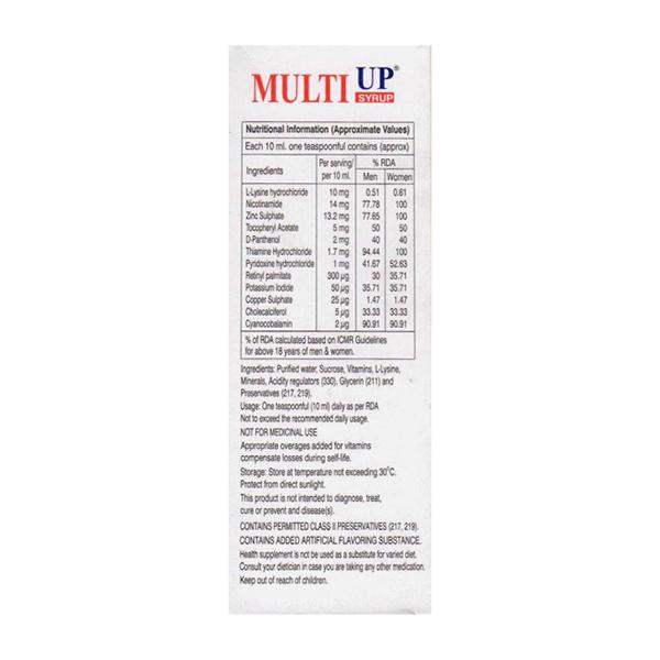 MULTI UP MANGO FLAVOUR Syrup 200ml - Global Surgicals