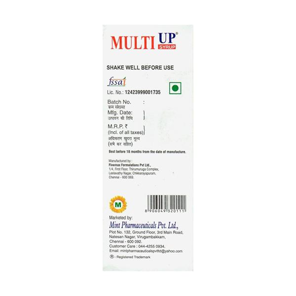 MULTI UP MANGO FLAVOUR Syrup 200ml - Global Surgicals