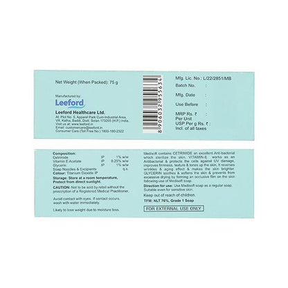 MEDISOFT MEDICATED Soap 75gm