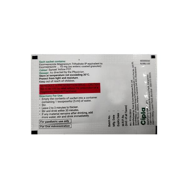 ESOMAC 10mg Granules 1gm