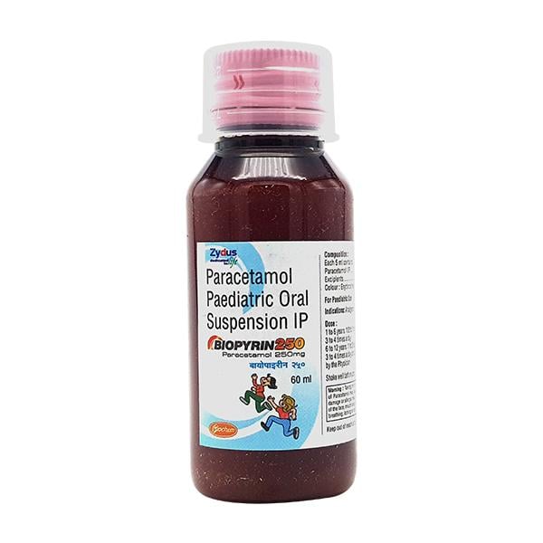 Biopyrin 250mg Suspension 60ml