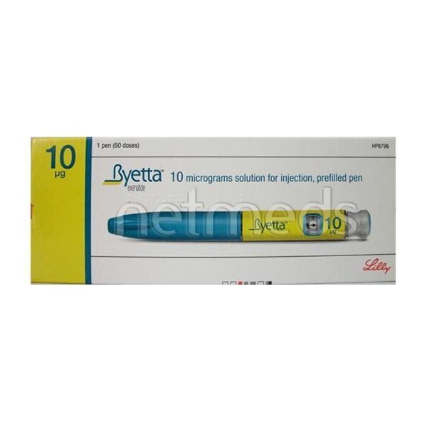 Byetta 10mcg prefilled pen 1's