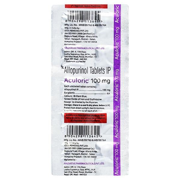 ACULORIC 100 Tablet 10's