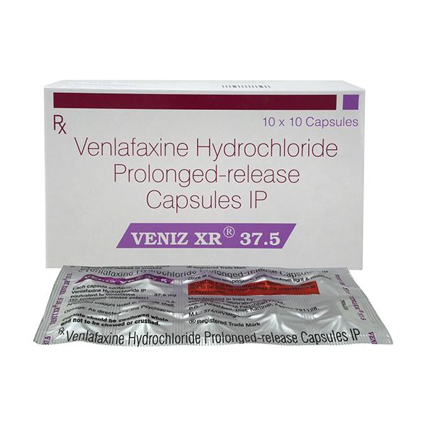 Veniz XR 37.5mg Capsule 10'S