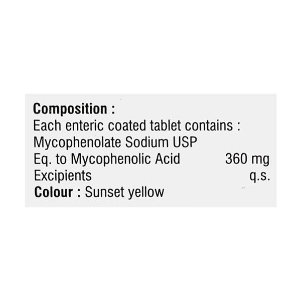 MYCOFLATE S 360 Tablet 10's - Global Surgicals
