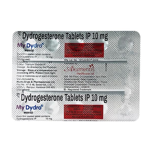 MYDYDRO Tablet 10's - Global Surgicals