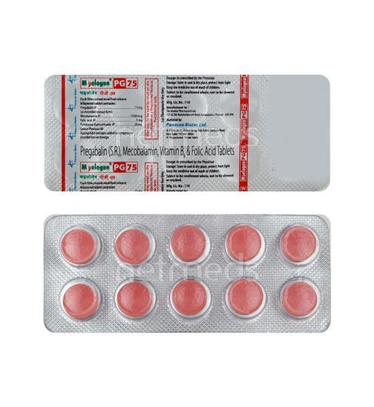 Myelogen PG 75mg Tablet 10'S - Global Surgicals
