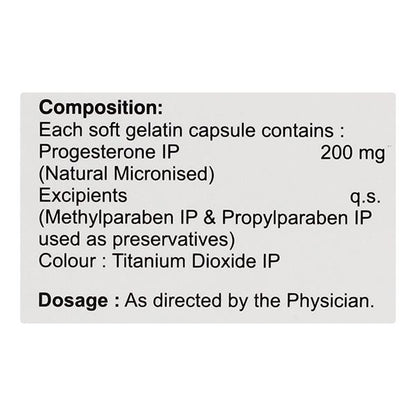 MYGESTERON 200 Capsule 10's - Global Surgicals
