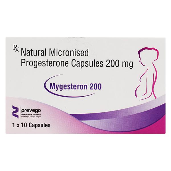 MYGESTERON 200 Capsule 10's - Global Surgicals