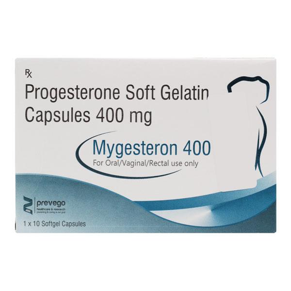 MYGESTERON 400 Capsule 10's - Global Surgicals