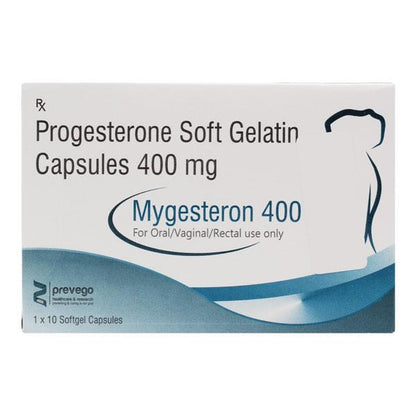 MYGESTERON 400 Capsule 10's - Global Surgicals
