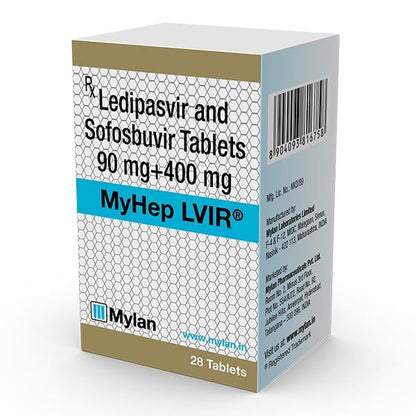 Myhep Lvir Tablet 28'S - Global Surgicals