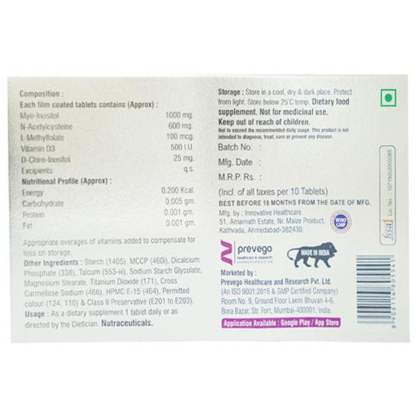 MYINO FORTE Tablet 10's - Global Surgicals