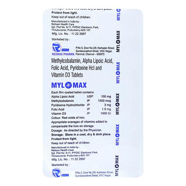 MYLOMAX Tablet 10's - Global Surgicals