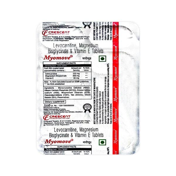 MYOMOVE Tablet 10's - Global Surgicals