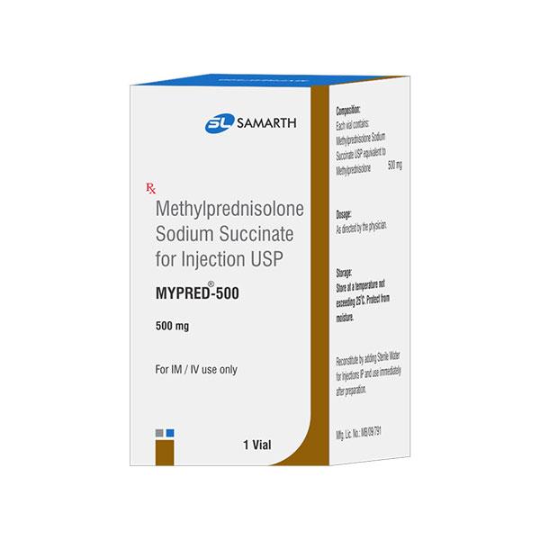 Mypred 500mg Injection 1'S - Global Surgicals