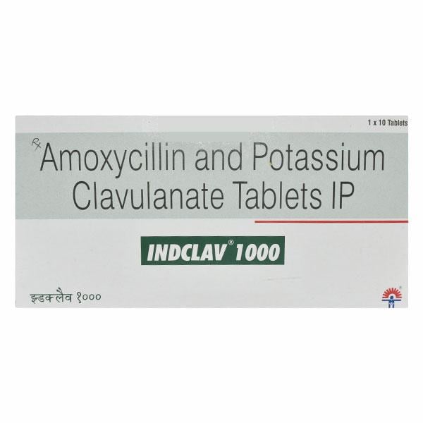 Indclav 1gm Tablet 10'S
