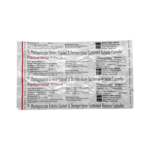 Pantocar D Capsule 10'S
