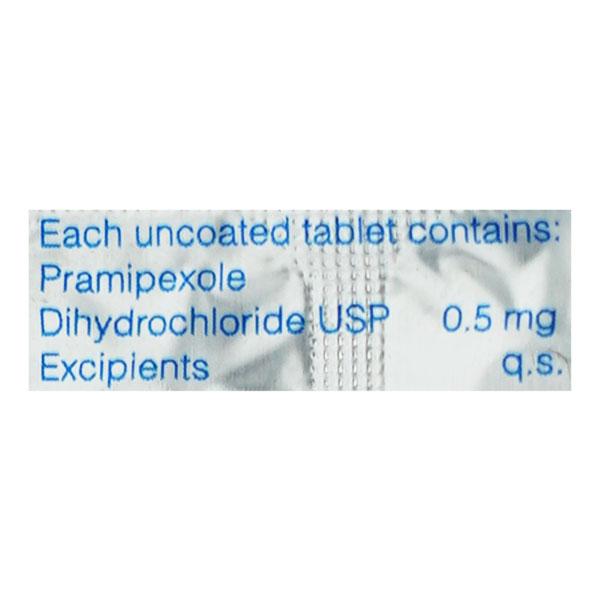 Pramipex 0.5mg Tablet 10'S