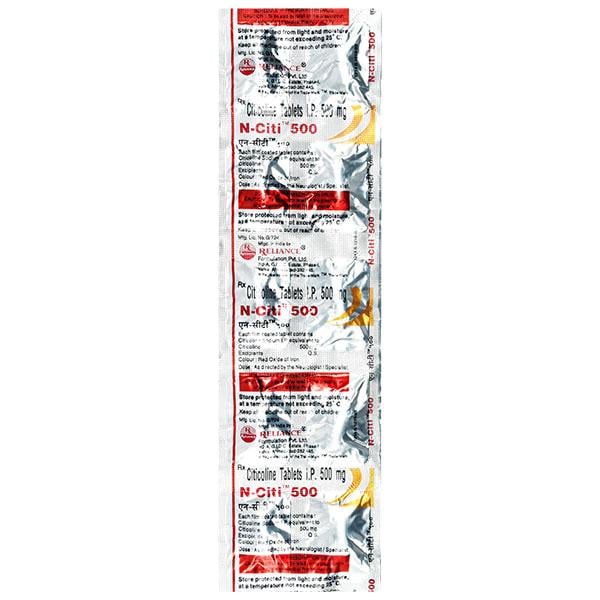 N Citi 500mg Tablet 10'S - Global Surgicals