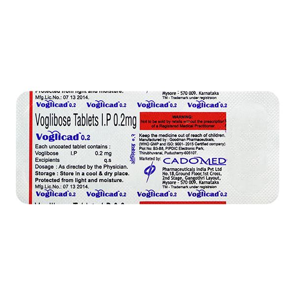 Voglicad 0.2mg Tablet 10'S
