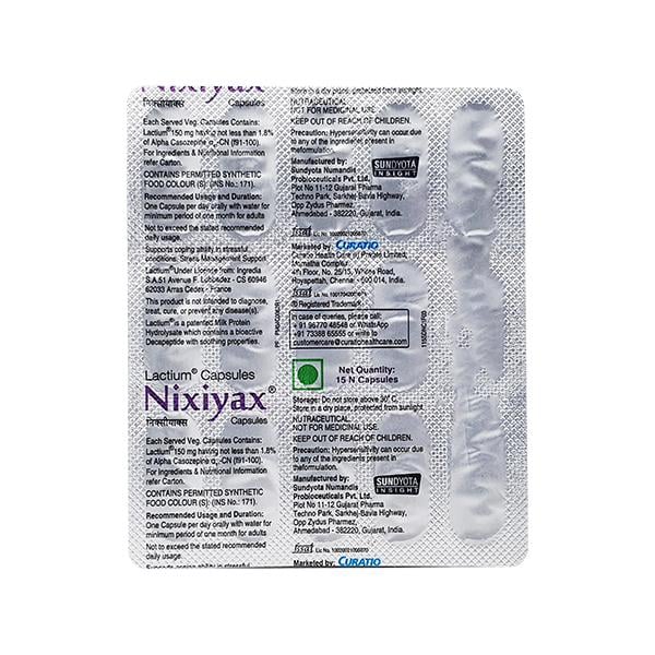 Nixiyax Capsule 15'S