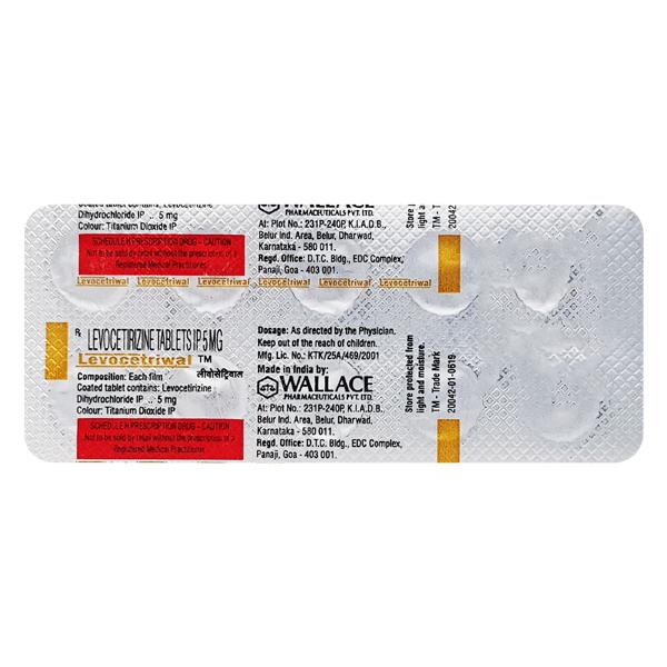 Levocetriwal Tablet 10'S