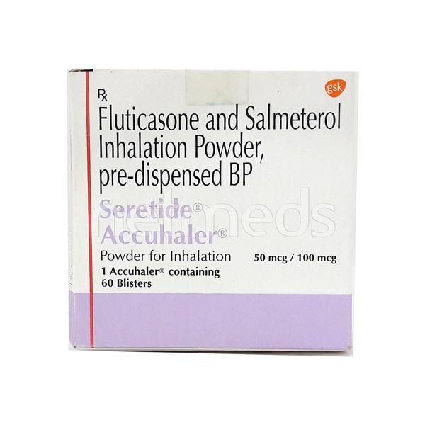 Seretide 50/100 Accuhaler 60 Blisters 1's