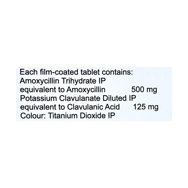 Rapiclav 625mg Tablet 10'S