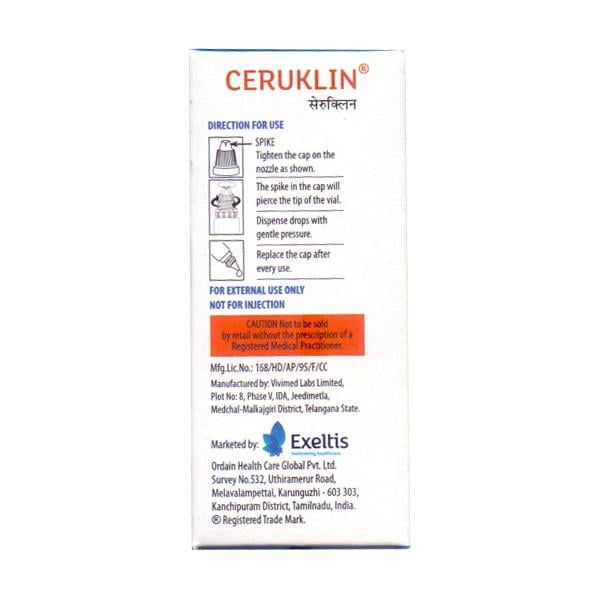 Ceruklin Ear Drops 10ml