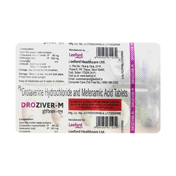 DROZIVER M Tablet 10's