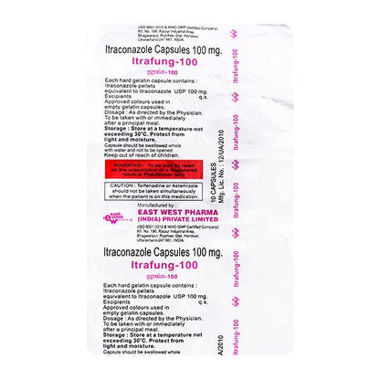 Itrafung 100mg Capsule 10'S
