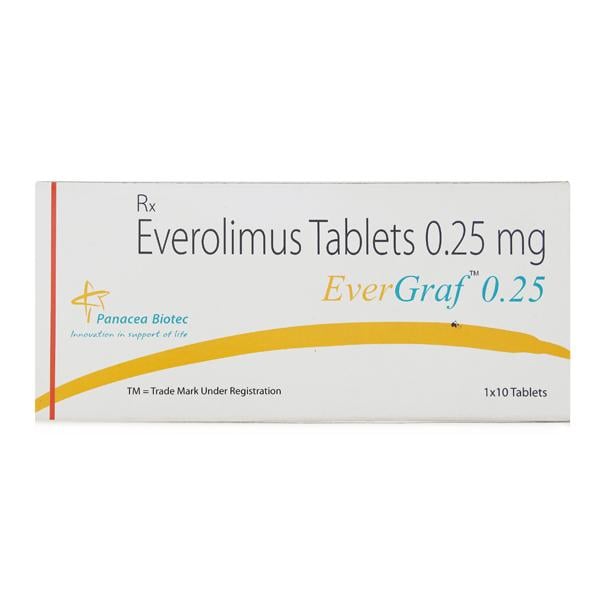 Evergraf 0.25mg Tablet 10'S
